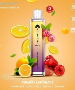 Hayati Pro Max 4000 - Λεμονάδα Riberry - Κουτί των 10