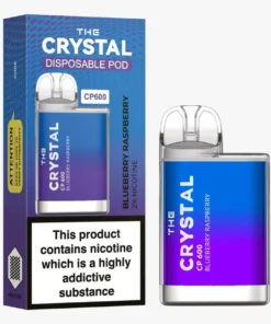 Το Crystal CP600 Vape μιας χρήσης - Blueberry Raspberry - Κουτί των 10