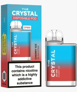 Το Crystal CP600 - Vape μιας χρήσης - Cherry Ice - Κουτί των 10