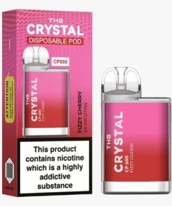 Αγοράστε το Crystal CP600 Vape μιας χρήσης - Fizzy Cherry - Κουτί των 10