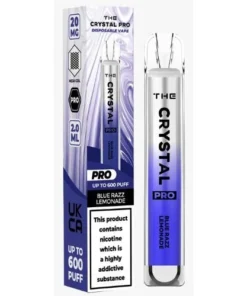 Το Crystal Pro μιας χρήσης Vape - Blue Razz Lemonade - Κουτί των 10